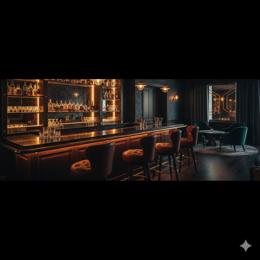 The High-Roller’s Retreat: Designing a Home Bar with a Casino Lounge Vibe